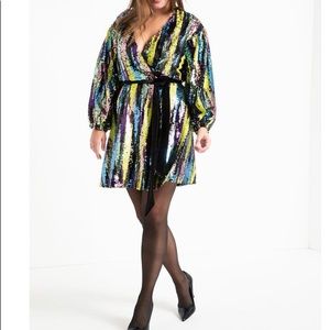ELOQUII sequins dress